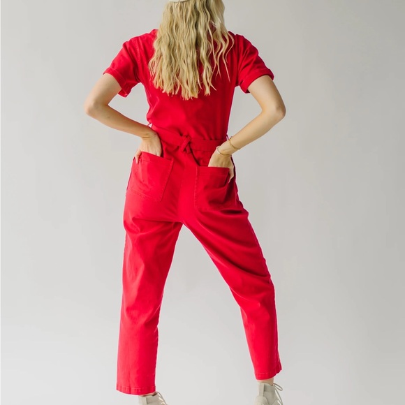 Red Jumpsuit - Picture 3 of 5